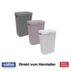 ROTHO Wäschesammler 55 L COUNTRY, Farbe:Weiß -Smart Kitchen Store 8901e59d5c67abfa8c5e70e5ed389753