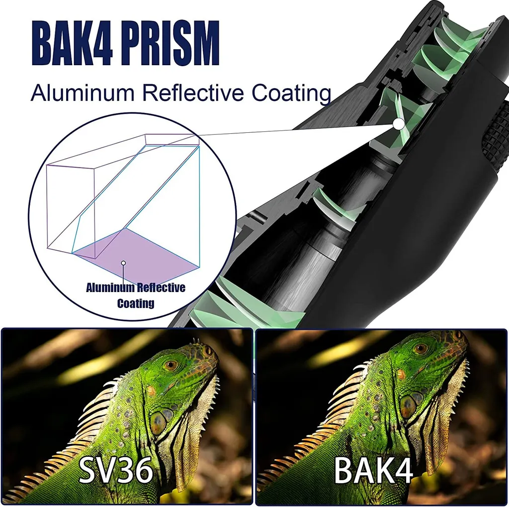 Svbony SV32 Tragbares Monokular, 12x50 Ultra HD Monokular, Bak-4 Prism Monokular Mit Handschlaufe, Teleskop Mit Schienenhalterung, Für Camping, Ballspiel 5 Svbony SV32 Tragbares Monokular, 12x50 Ultra HD Monokular, Bak-4 Prism Monokular Mit Handschlaufe, Teleskop Mit Schienenhalterung, Für Camping, Ballspiel – Bild 3