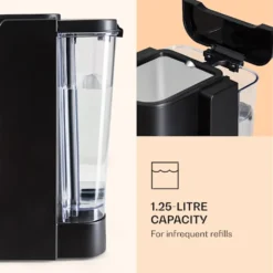 Klarstein Passionata 20 - Espressomaschine, Espresso-Automat, Kaffee-Maschine, 1350 Watt, 1,25 Liter, Automatischer Druckablass, Inkl. Milchschaum Düse Für Zubereitung Von Cappuccino, Schwarz -Smart Kitchen Store 8a34309df2bd73ef54696387e09d0f7b