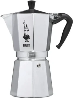Bialetti Moka Express - 12 Tassen Espressokocher -Smart Kitchen Store 8c70dc90a3462e8631d416e867e74451