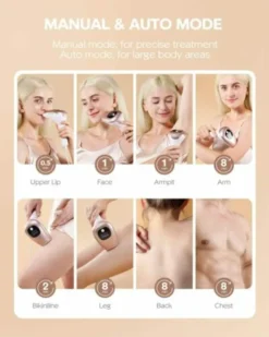 INNZA 999000 Impulse Laser Haarentfernung IPL Haarentfernungsgerät Laser HaarentfernungGeräte Dauerhafte Haarentfernung Für Körper Gesicht Schmerzlos Epilierer Körper Mit Schutzbrille -Smart Kitchen Store 8d7026f2a2cc71e758dbbf8f766c2f41