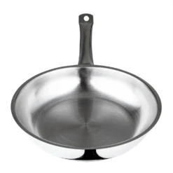 Serenk Modernist Pfanne, Bratpfanne, Edelstahlpfanne, Für Alle Herdarten, Auch Induktion, Spülmaschinenfest, Stielpfannen, Silber, Ø 24 Cm - 1,5 Liter -Smart Kitchen Store 8df3181bde792d89067900a0f47b450d