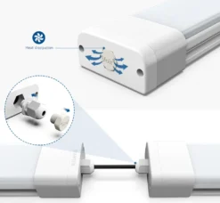 Anten LED Feuchtraumleuchte, 120CM 36W Wannenleuchte 4000k Neutralweiß, 3300Lumen Deckenleucht Wasserfest IP65 20 Anten LED Feuchtraumleuchte, 120CM 36W Wannenleuchte 4000k Neutralweiß, 3300Lumen Deckenleucht Wasserfest IP65 -Smart Kitchen Store 8e26acdc0a766f38a89e810cafd89c8b