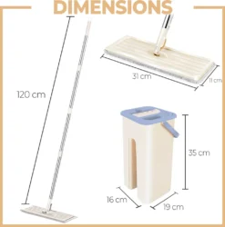 Bodenwischer Set Mit Eimer Und Profi Wischmopp Wischmop Teleskopstiel Flach Mopp Mop Clean Mikrofaser XL Wischbezug Alle Arten Von Böden Retoo 19 Bodenwischer Set Mit Eimer Und Profi Wischmopp Wischmop Teleskopstiel Flach Mopp Mop Clean Mikrofaser XL Wischbezug Alle Arten Von Böden Retoo -Smart Kitchen Store 8f1a667c50bdc00a75c5f57134c910ad