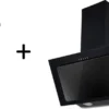 Dunstabzugshaube Schräghaube Kopffrei Schwarz 60 Cm + Filter Umluftset Respekta 2 Dunstabzugshaube Schräghaube Kopffrei Schwarz 60 Cm + Filter Umluftset Respekta -Smart Kitchen Store 8f96fd4f66bafed57891a606d7b9d736