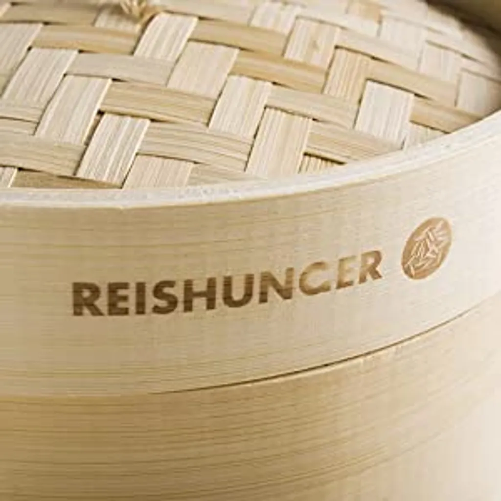 Reishunger Bambusdämpfer (Ø 20 Cm), Für 2 Personen, Inkl. 2 Baumwolltücher 7 Reishunger Bambusdämpfer (Ø 20 Cm), Für 2 Personen, Inkl. 2 Baumwolltücher – Bild 5