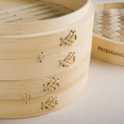 Reishunger Bambusdämpfer (Ø 20 Cm), Für 2 Personen, Inkl. 2 Baumwolltücher 10 Reishunger Bambusdämpfer (Ø 20 Cm), Für 2 Personen, Inkl. 2 Baumwolltücher -Smart Kitchen Store 9340278895c3348aca8a35f41e2223ed
