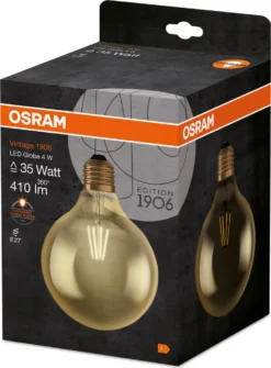 Osram LED Leuchtmittel Vintage 1906 Globe E27 4W Warmweiß, Amber 31 Osram LED Leuchtmittel Vintage 1906 Globe E27 4W Warmweiß, Amber -Smart Kitchen Store 9352204f2df1da2d980f11df6e0cef51