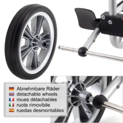 Andersen Shopper Alu Star Höhenverstellbar Mit Rad Ø 20cm Und 47 Liter Tasche Mara Schwarz -Smart Kitchen Store 936dfc91fe000352404737803e75e546