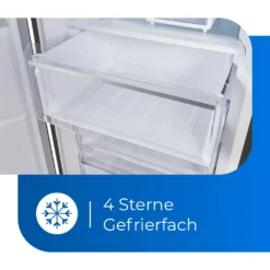 Exquisit Gefrierschrank GS295-NF-H-040E Inoxlook | 274 L Nutzinhalt | Edelstahloptik -Smart Kitchen Store 93c5e74ca479a1d17418185f6db6eb21