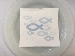 20 Lunch-Servietten Christlicher Fisch Blau -Smart Kitchen Store 93cb0ae7f1510c4437b11f79c925376f