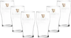 Guinness Gläser Set - 6X 0,2L Geeicht