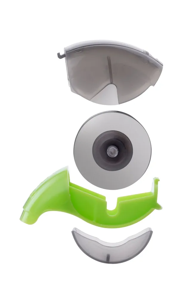 FACKELMANN Kräuterroller Mit Kräuterabstreifer, Schneidroller Mit Scharfen Klingen, Kräuterschneider Aus Hochwertigem Edelstahl/Kunststoff, Hochwertiges Schneidrad (Farbe:Grün/Grau), Menge: 1 Stück 4 FACKELMANN Kräuterroller Mit Kräuterabstreifer, Schneidroller Mit Scharfen Klingen, Kräuterschneider Aus Hochwertigem Edelstahl/Kunststoff, Hochwertiges Schneidrad (Farbe:Grün/Grau), Menge: 1 Stück – Bild 2