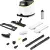Kärcher SC 3 Deluxe EasyFix Premium, Zylinder-Dampfreiniger, 1 L, Weiß, 4 M, 1900 W, AC -Smart Kitchen Store 94e4716fba242e386ba46fde0deef3d6