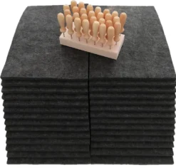 Prickel-Set Schulpack, Workshop, 28 Prickelunterlagen Und Prickelnadeln + Prickelnadelständer