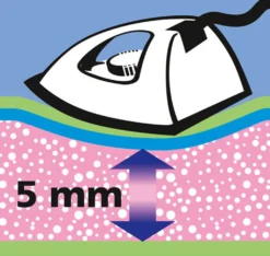 WENKO 1451018100, Ärmelbügelbrett, Baumwolle, Polyester, Trocken- & Dampfbügeleisen, Blau, Weiß, Bild, Blau, Weiß -Smart Kitchen Store 95017db0f20bd9903161136954948b1e