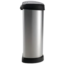 CURVER_DECOBIN Abfalleimer 40L Mit Drücker Silber Metallic_240641 8 CURVER_DECOBIN Abfalleimer 40L Mit Drücker Silber Metallic_240641 -Smart Kitchen Store 9507b51854d0ea34e0dd59502c81f374