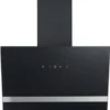 Respekta Dunstabzugshaube Schräghaube Wandhaube Kopffrei Glas 60 Cm Schwarz LED