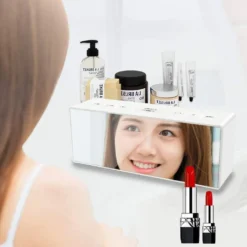 LED Spiegel Digitaler Wecker, Desktop USB Elektronisches Thermometer Am Bett Digitaler Wecker -Smart Kitchen Store 96a9656ab42e19dfcf91866b2efe4c17