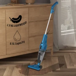 Just Perfecto 2-in-1 Standstaubsauger 600W - Blau - Mit Turbo Funktion - Beutellos - Handstaubsauger, Stielstaubsauger -Smart Kitchen Store 977e3af83756d404c798961f47208420