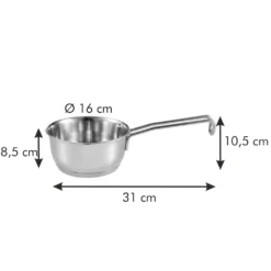 Stielkasserolle GrandCHEF ø 16 Cm, 1,25 L -Smart Kitchen Store 97cdd8b00a3791478bf7c7fd7cb37aeb