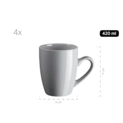 Mäser 931914 Kombiservice Pastell Selection Für 4 Personen, Steinzeug, Grau (1 Set, 16-teilig) 11 Mäser 931914 Kombiservice Pastell Selection Für 4 Personen, Steinzeug, Grau (1 Set, 16-teilig) -Smart Kitchen Store 97ee8e0c42d72dd4318f1c4e9201f161