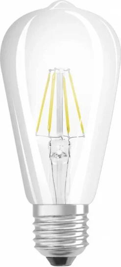 Osram LED Filament Edison Leuchtmittel 7W = 60W E27 Klar Warmweiß 2700K