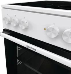 Gorenje GEC5A 21 WG Elektro-Standherd - Freistehend - Weiß - Glaskeramik-Kochfeld - 74 Liter - PerfectGrill - Pizzamodus 300°C - AquaClean -Smart Kitchen Store 9858a120080e4e85fcbdbd8d14c9504d