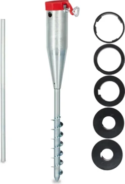 Relaxdays Bodenhülse Sonnenschirm 25 - 55 Mm