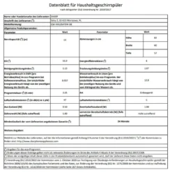 Sharp - QW-HX12S47EW-DE - Einbau-Geschirrspüler - Weiß - 60 Cm -Smart Kitchen Store 9933ff8b372acd3f9dfe6916f2dfbf91