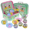 Kinderspiel Zinn Teeservice & Tragetasche, 15-teilig - Safari Design