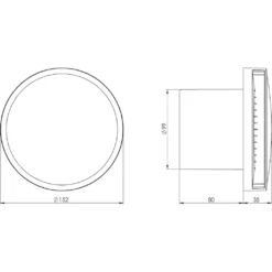 Abluftventilator Ø 100mm Mit Feuchtesensor Und Timer Badlüfter Ventilator Abluft -Smart Kitchen Store 9a0b304b4476dcc6c15833d01a707978