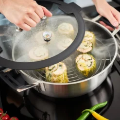 Rösle Schmorpfanne/Dampfgarer Mit Deckel Ø 28cm Silence Pro -Smart Kitchen Store 9a664d6c3b93245ff39b0e67b5bbeb80