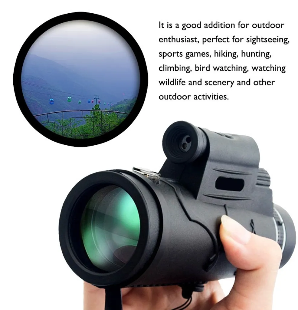 12x50 HD Monokular Teleskop Infrarot Fernrohr Mit Laser Taschenlampe Kompass Funktion 7 12x50 HD Monokular Teleskop Infrarot Fernrohr Mit Laser Taschenlampe Kompass Funktion – Bild 5