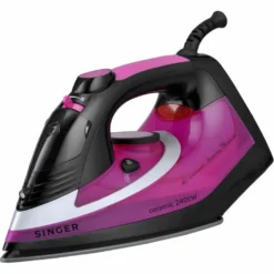 Bügeleisen - SINGER STI-1740 - Kalkschutz - Horizontaler Und Vertikaler Dampfstrahl - 2600 W - Bügelsohle Aus Edelstahl -Smart Kitchen Store 9c9cd7550fb9bad76e5939bd38465b3c