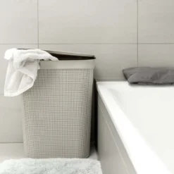 ROTHO Set Wäschesammler 50l BRISEN, Farbe:Cappuccino -Smart Kitchen Store 9cddd0ea33313367ab5bb7c4b6bbcaf9