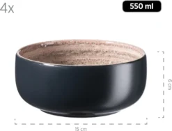 Mäser 931743 Kombiservice Spicy Market Für 4 Personen, Steingut, Rosa (1 Set, 16-teilig) -Smart Kitchen Store 9cf126486f4405a2039456fac4a18b8a