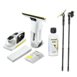 Kärcher Akku-Fensterreiniger WV 6 + KV 4 Premium Mit Schnellladegerät Inkl. Reinigungsmittel & Verlängerung