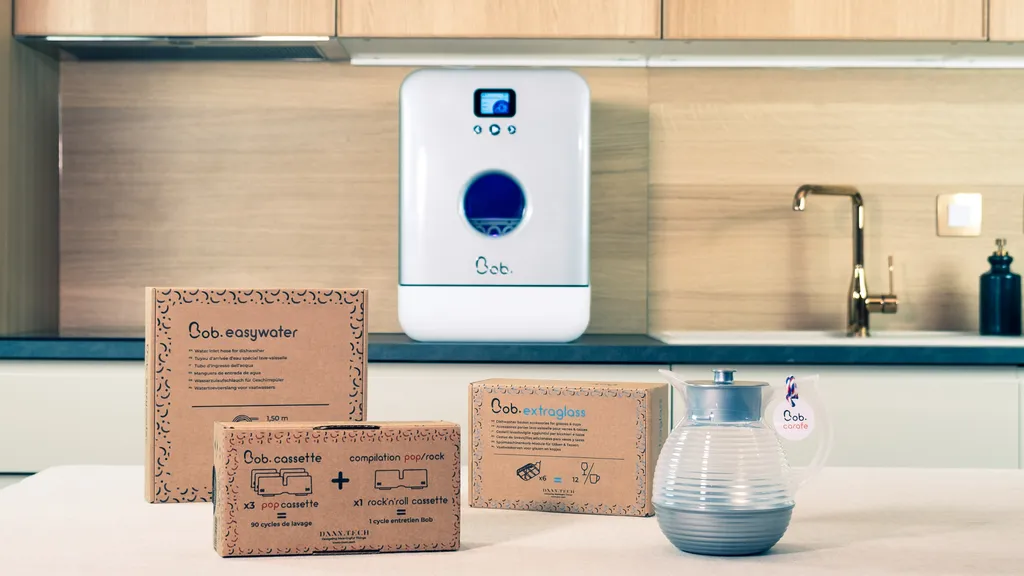 Bob Mini Geschirrspüler All-in-One Paket Grau Metallic (2 Gedecke, 2,9L Wasserverbrauch, Integrierter Tank, WiFi) Spülmaschine Geschirrspülmaschine 7 Bob Mini Geschirrspüler All-in-One Paket Grau Metallic (2 Gedecke, 2,9L Wasserverbrauch, Integrierter Tank, WiFi) Spülmaschine Geschirrspülmaschine – Bild 5