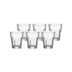 Leonardo Rock Stamper, Schnapsglas, Pinnchen, Shotglas, Glas, 40 Ml, 6er Set, 12994 -Smart Kitchen Store 9ff5c7614fffd872b8d406ef7344b38d