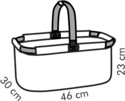 Faltbarer Einkaufskorb SHOP!, Violett -Smart Kitchen Store a00007521961fb13ebf21f5faec19dd9