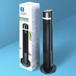 Aigostar Turmventilator, Leise Mit Fernbedienung, 35W, 60° Oszillierend, 3 Geschwindigkeitsstufen, 7 Stunden Timer, Säulenventilator Mit Speicher Funktion, 103cm Standventilator Tower Fan, Schwarz -Smart Kitchen Store a007da6501885abbc219d704cf48d8ab