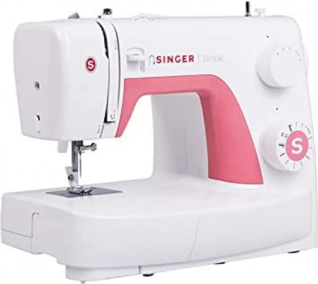 Singer Simple 3210 - Mechanische Nähmaschine, 10 Stiche, 120 V, Farbe White Und Pink 4 Singer Simple 3210 - Mechanische Nähmaschine, 10 Stiche, 120 V, Farbe White Und Pink – Bild 2