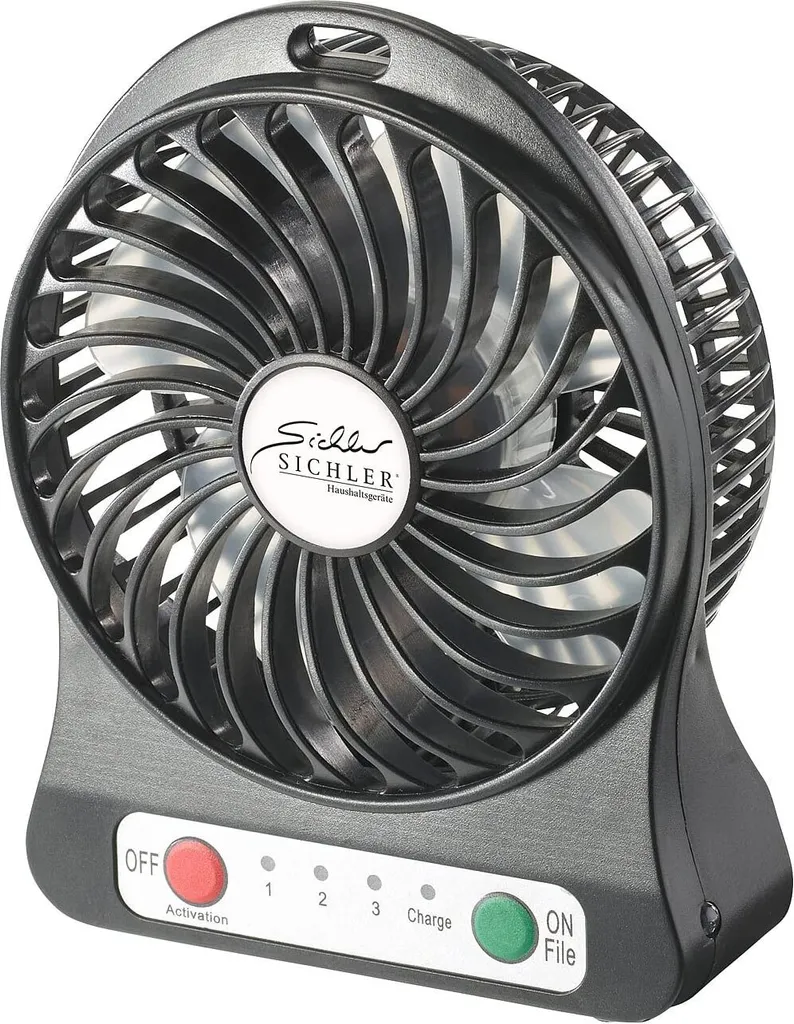 3in1 Akku Tisch-Ventilator Mit Powerbank-Funktion + Leuchte / Lampe 1.800 MAh Auto Camping 7 3in1 Akku Tisch-Ventilator Mit Powerbank-Funktion + Leuchte / Lampe 1.800 MAh Auto Camping – Bild 5