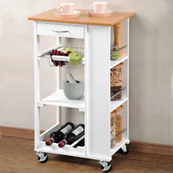 KESPER Küchenwagen, Weiß, 50x37 Cm, H: 87cm, 2577713 -Smart Kitchen Store a2bd607e33b30860cd903aa970d98fff