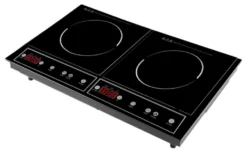 Topmatic DIP.4200.2 Doppel-Induktionskochfeld Induktion Kochplatten Herd 2000W+1400W Schwarz Reise Camping Kocher Herdplatte Kochfeld -Smart Kitchen Store a47af7512ee7a8c98720e42fd9f7e67b