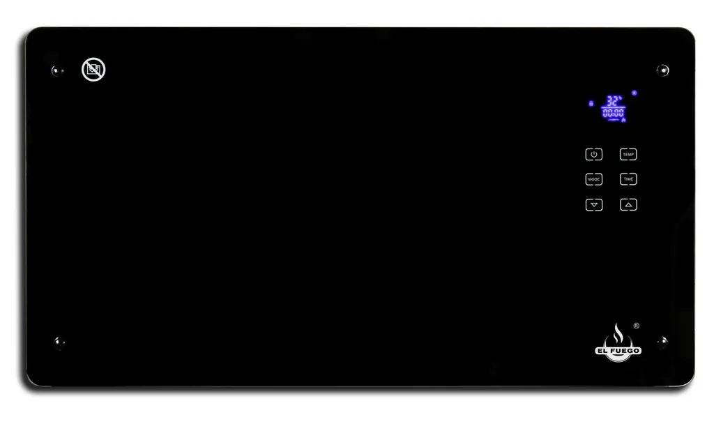 El Fuego Glaskonvektor AY4975 2000 W, Schwarz 8 El Fuego Glaskonvektor AY4975 2000 W, Schwarz – Bild 6