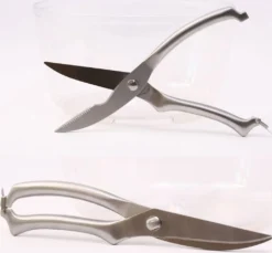 Professionelle Küchenschere Aus Edelstahl Für Huhn / Fleisch / Geflügel / Fisch / Kräuter / Pilze - Linkshänder Und Rechtshänder - Geflügelschere - Decopatent -Smart Kitchen Store a66d3310ff4969a924458bf6448dbfa9