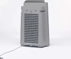 SHARP UA-HD50E-L Luftreiniger (mit Befeuchtungsfunktion, Verbesserung Der Luftqualität, Ideal Für Allergiker, Drei Stufen Filtersystem, HEPA-Filter, Räume Bis Zu 38 M²) Hellgrau [Energieklasse A] -Smart Kitchen Store a69f4e577287d560e62cfcd8c09355db