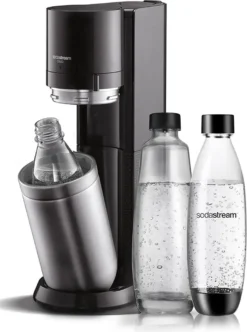 SodaStream DuoTitan Trinkwassersprudler, Inkl. 1x 1 Liter Glasflasche, 1x 1 Liter PET, 1 X Quick Connect Zylinder 35 SodaStream DuoTitan Trinkwassersprudler, Inkl. 1x 1 Liter Glasflasche, 1x 1 Liter PET, 1 X Quick Connect Zylinder -Smart Kitchen Store a78aa46e003b330f21652802a2149b3d